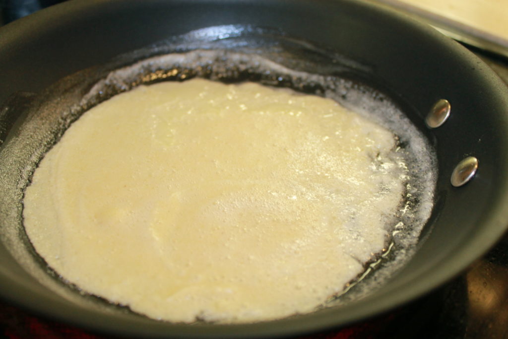 Cook on the skillet over low-medium heat