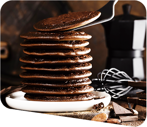 Chocolate Pancakes for a healthy gut and skin
